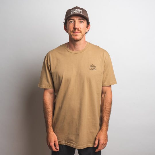 H&amp;H Badge Tee - Khaki