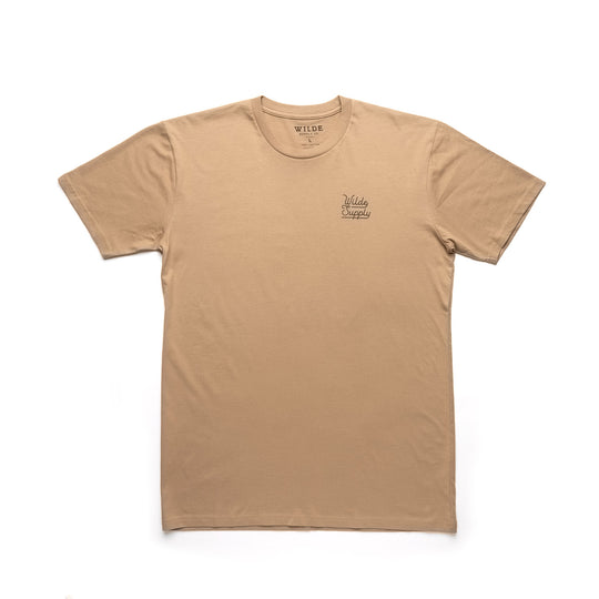 H&amp;H Badge Tee - Khaki