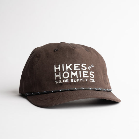 Hikes &amp; Homies Snapback - Faded Black