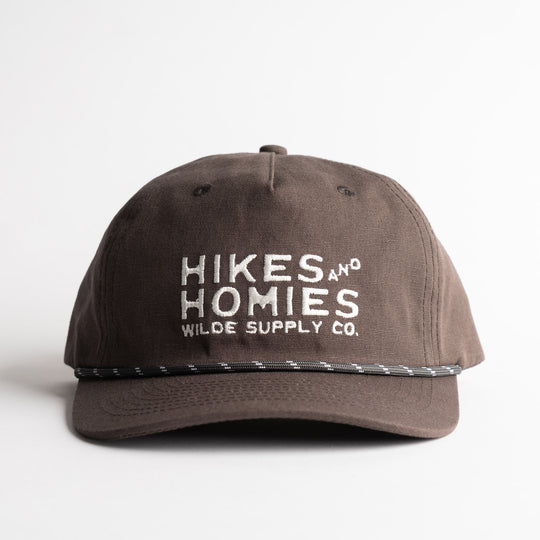Hikes &amp; Homies Snapback - Faded Black
