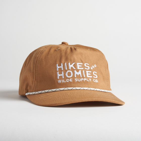 Hikes & Homies Snapback - Camel