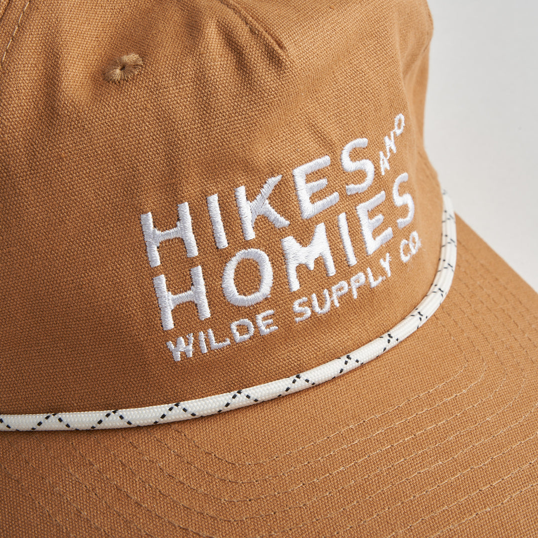 Hikes &amp; Homies Snapback - Camel